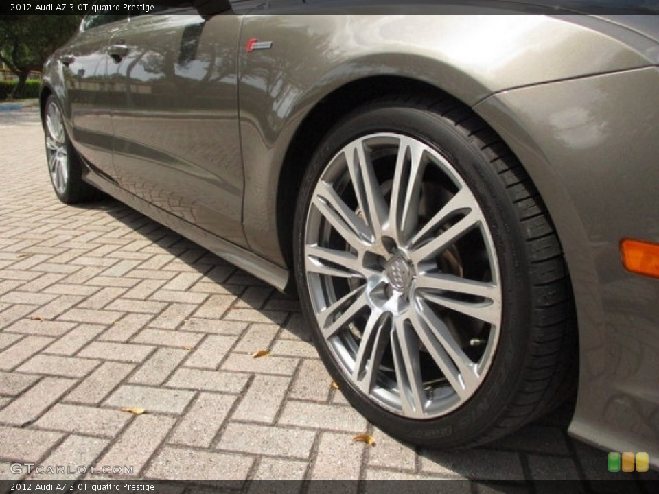 2012 Audi A7 3.0T quattro Prestige Wheel and Tire Photo #144043558
