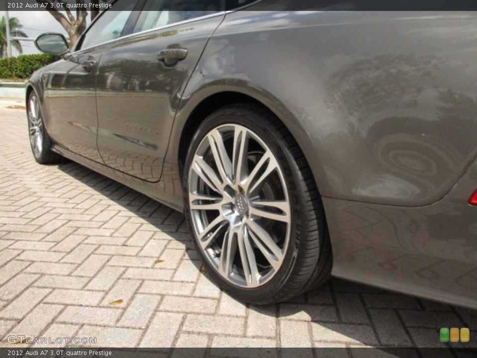 2012 Audi A7 3.0T quattro Prestige Wheel and Tire Photo #144043711