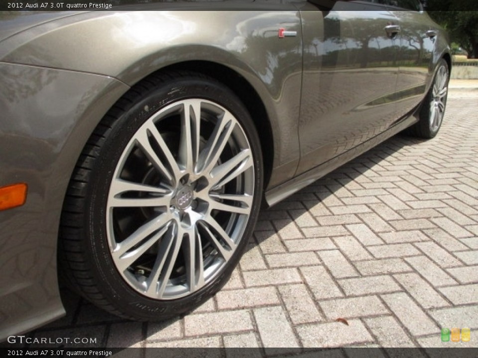2012 Audi A7 3.0T quattro Prestige Wheel and Tire Photo #144043855