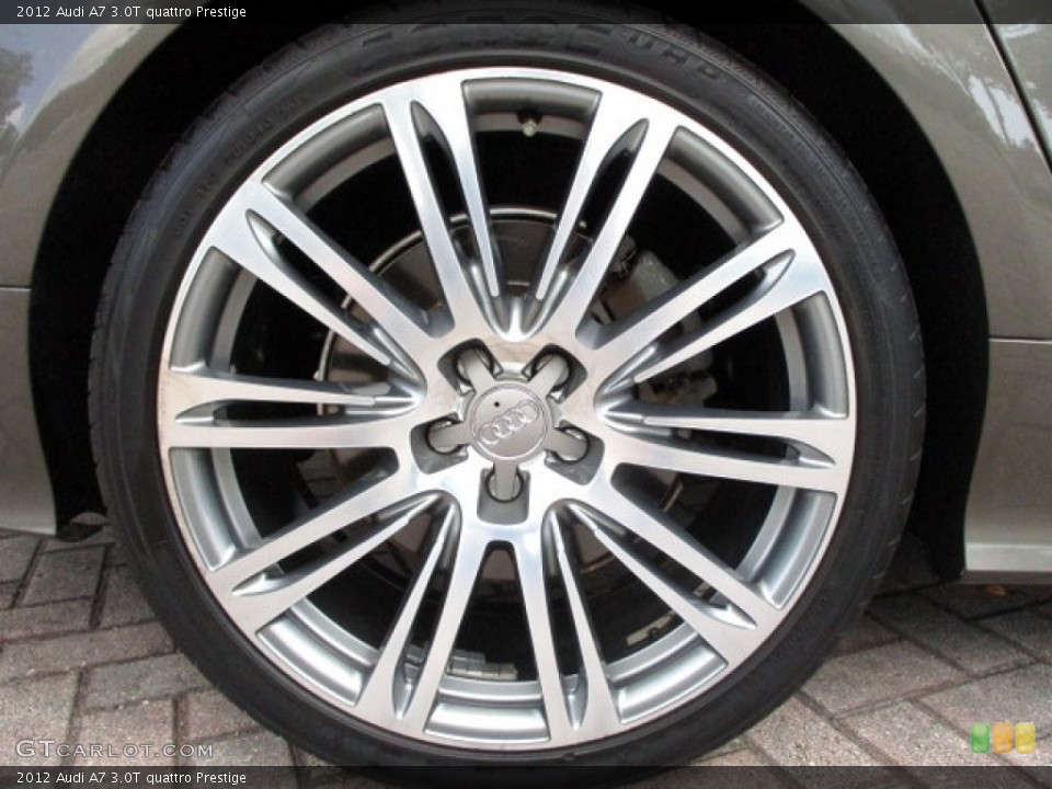 2012 Audi A7 3.0T quattro Prestige Wheel and Tire Photo #144044047