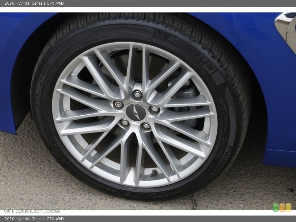 2020 Hyundai Genesis G70 AWD Wheel and Tire Photo #144046780
