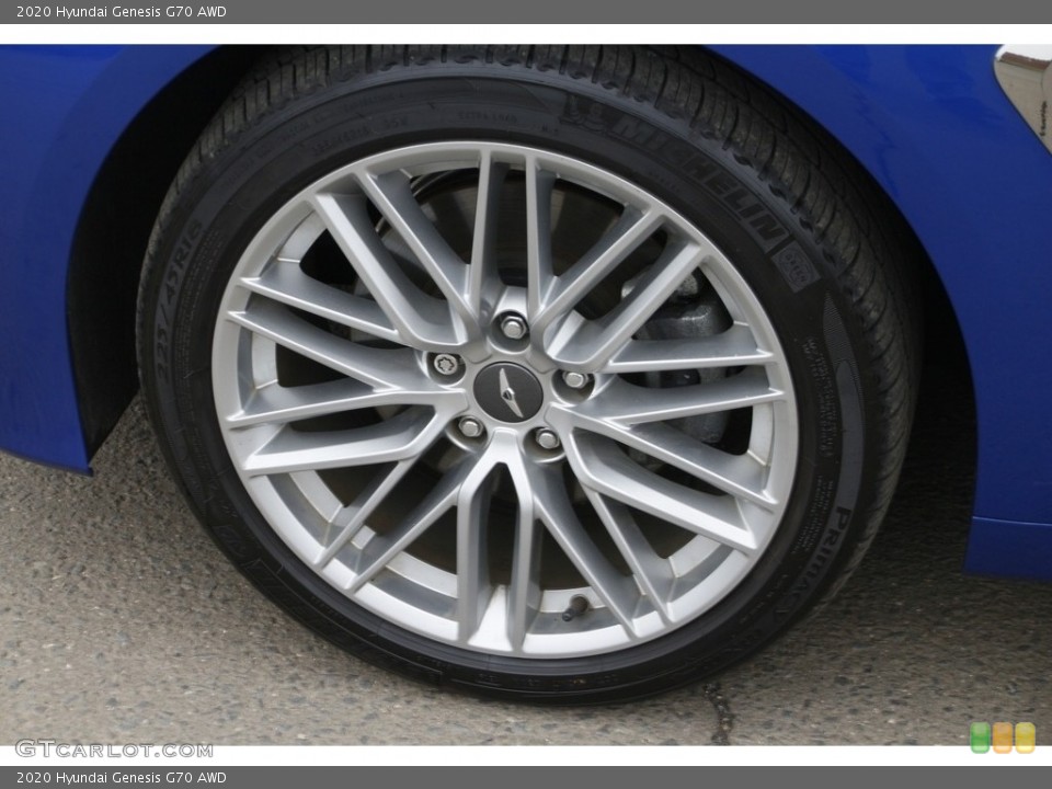 2020 Hyundai Genesis G70 AWD Wheel and Tire Photo #144046804