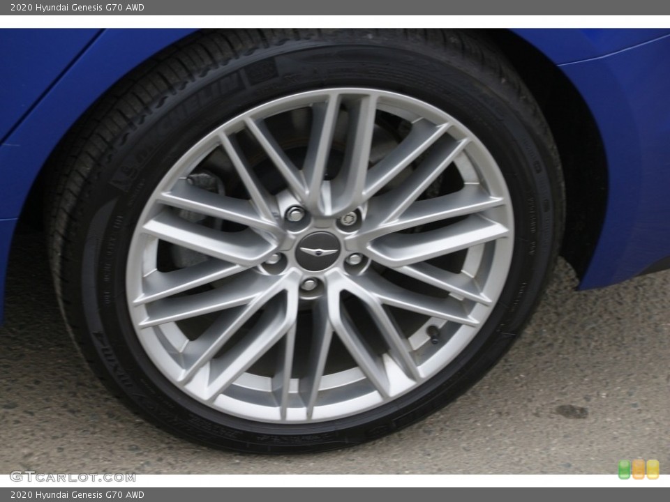 2020 Hyundai Genesis G70 AWD Wheel and Tire Photo #144046825
