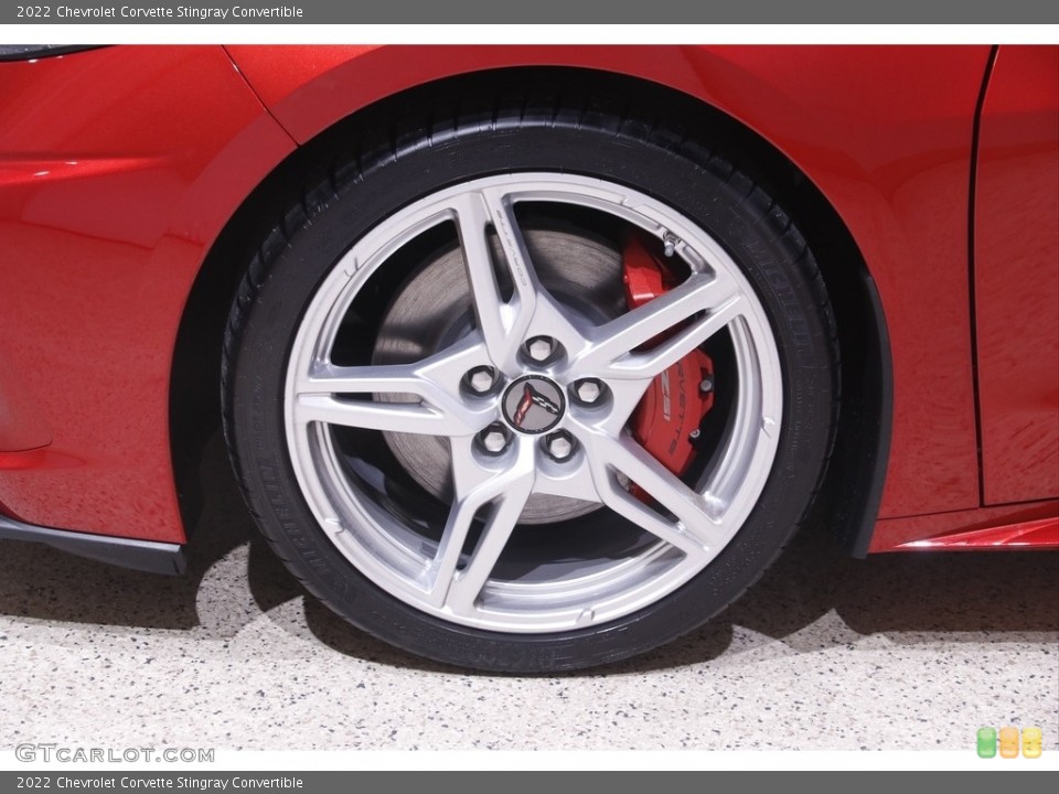 2022 Chevrolet Corvette Stingray Convertible Wheel and Tire Photo #144050041