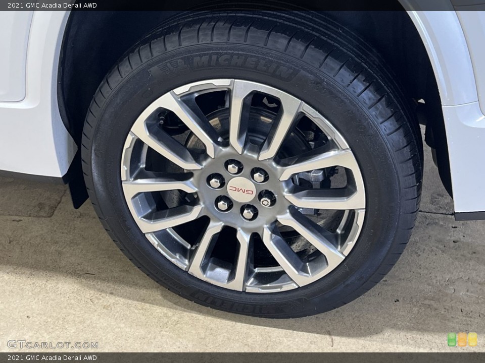 2021 GMC Acadia Denali AWD Wheel and Tire Photo #144059053