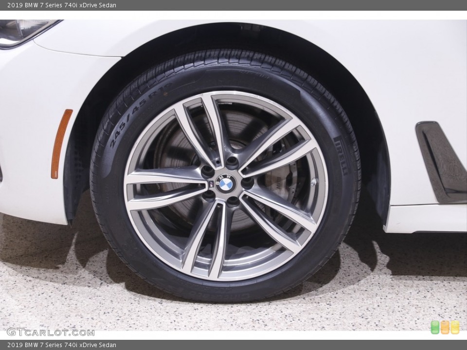 2019 BMW 7 Series 740i xDrive Sedan Wheel and Tire Photo #144065967
