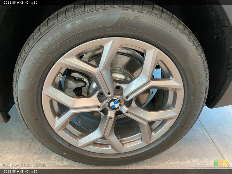 2022 BMW X3 xDrive30i Wheel and Tire Photo #144072752