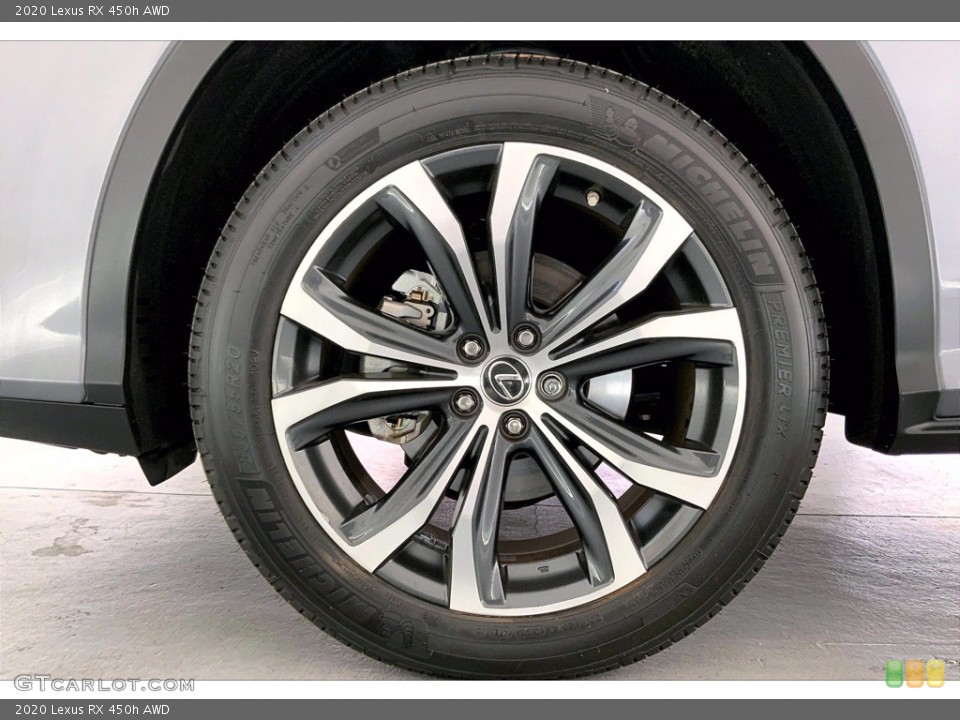 2020 Lexus RX 450h AWD Wheel and Tire Photo #144079721