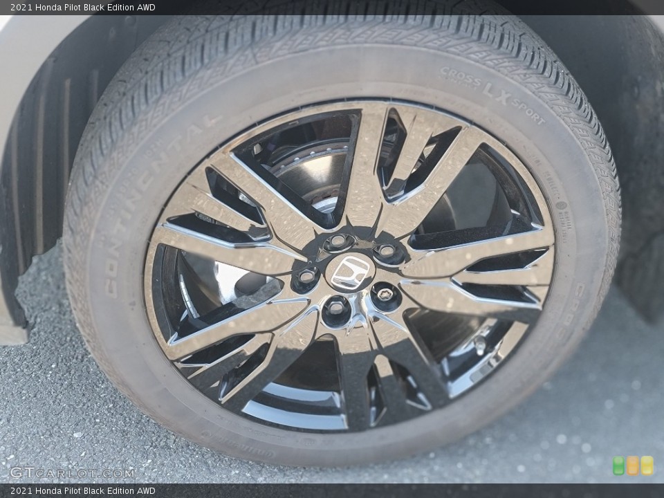 2021 Honda Pilot Black Edition AWD Wheel and Tire Photo #144096791