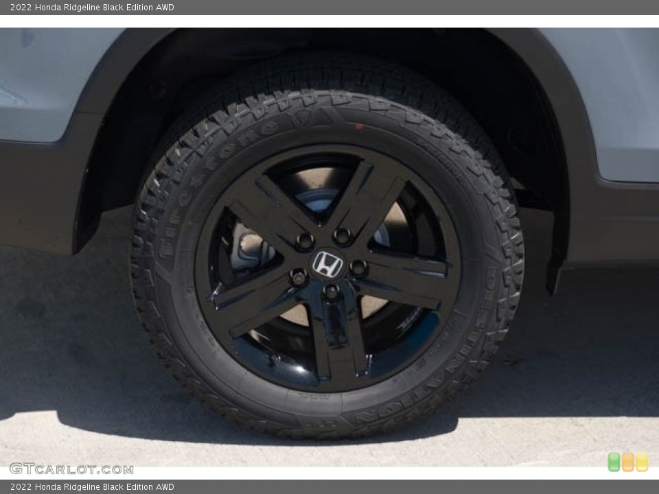 2022 Honda Ridgeline Black Edition AWD Wheel and Tire Photo #144098984