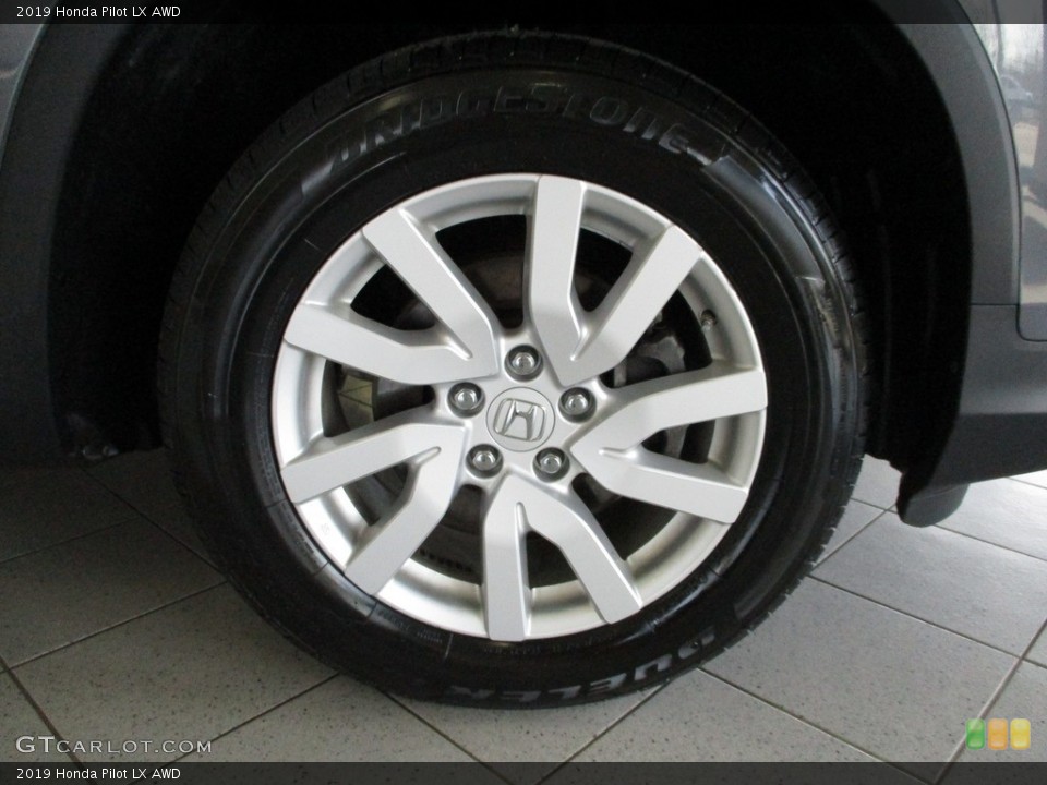 2019 Honda Pilot LX AWD Wheel and Tire Photo #144105354