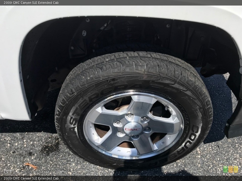 2009 GMC Canyon SLE Extended Cab Wheel and Tire Photo #144106152