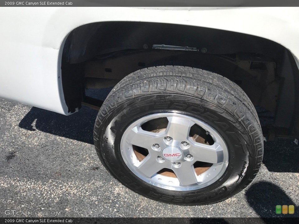 2009 GMC Canyon SLE Extended Cab Wheel and Tire Photo #144106161