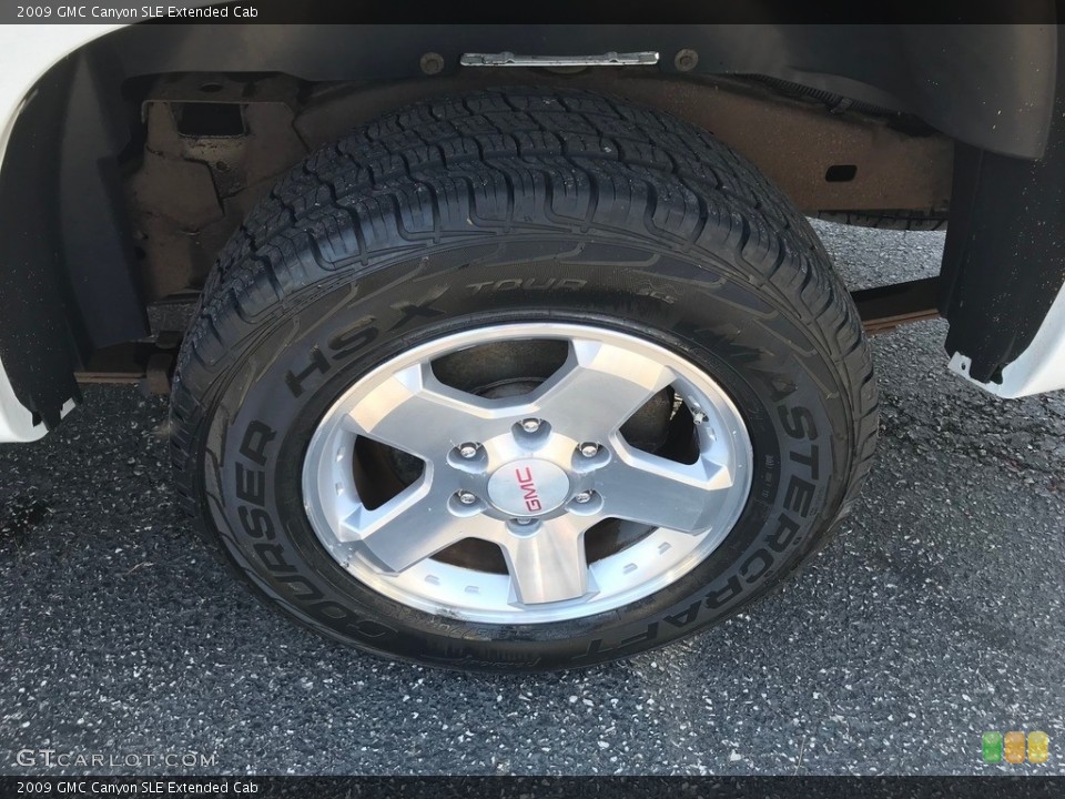 2009 GMC Canyon SLE Extended Cab Wheel and Tire Photo #144106170
