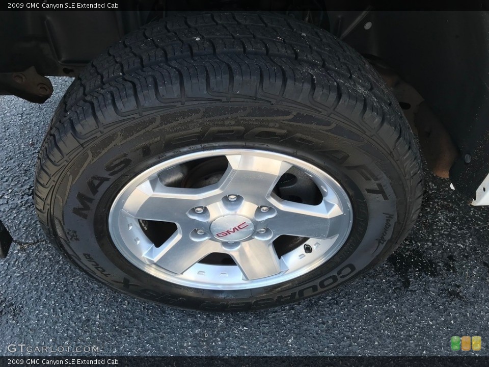 2009 GMC Canyon SLE Extended Cab Wheel and Tire Photo #144106176
