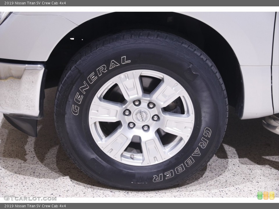 2019 Nissan Titan SV Crew Cab 4x4 Wheel and Tire Photo #144119769