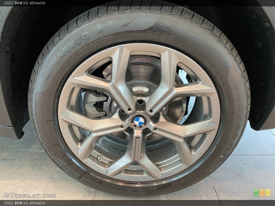 2022 BMW X3 xDrive30i Wheel and Tire Photo #144124878