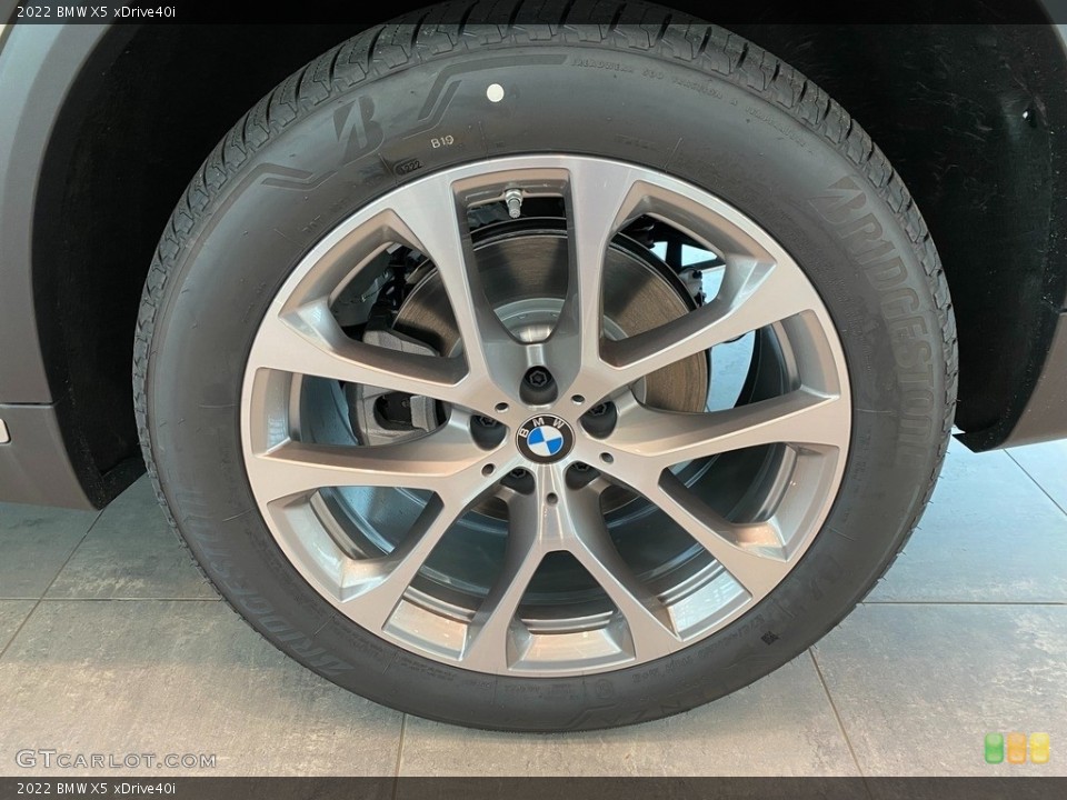 2022 BMW X5 xDrive40i Wheel and Tire Photo #144124896
