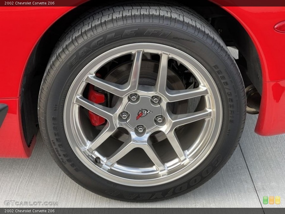2002 Chevrolet Corvette Z06 Wheel and Tire Photo #144134386