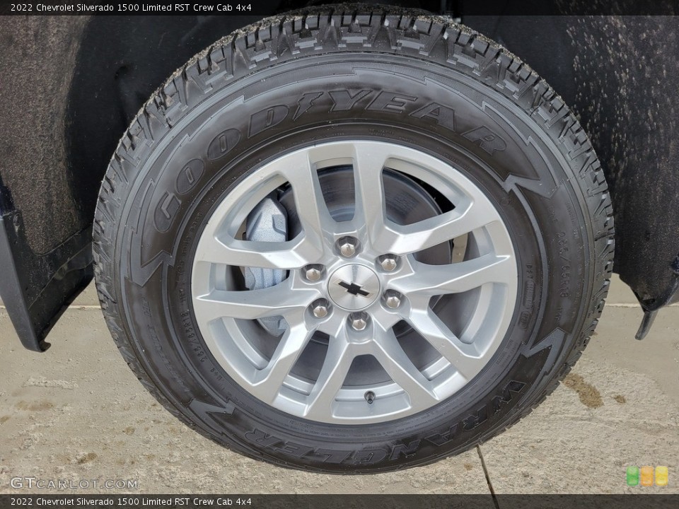 2022 Chevrolet Silverado 1500 Limited RST Crew Cab 4x4 Wheel and Tire Photo #144145185