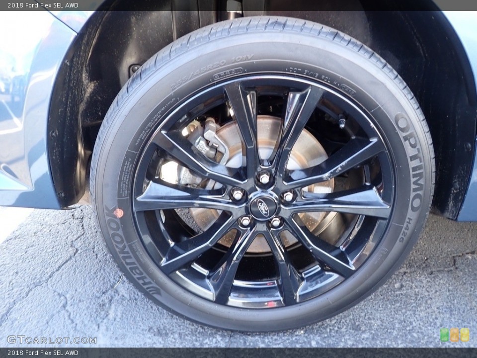 2018 Ford Flex SEL AWD Wheel and Tire Photo #144146295