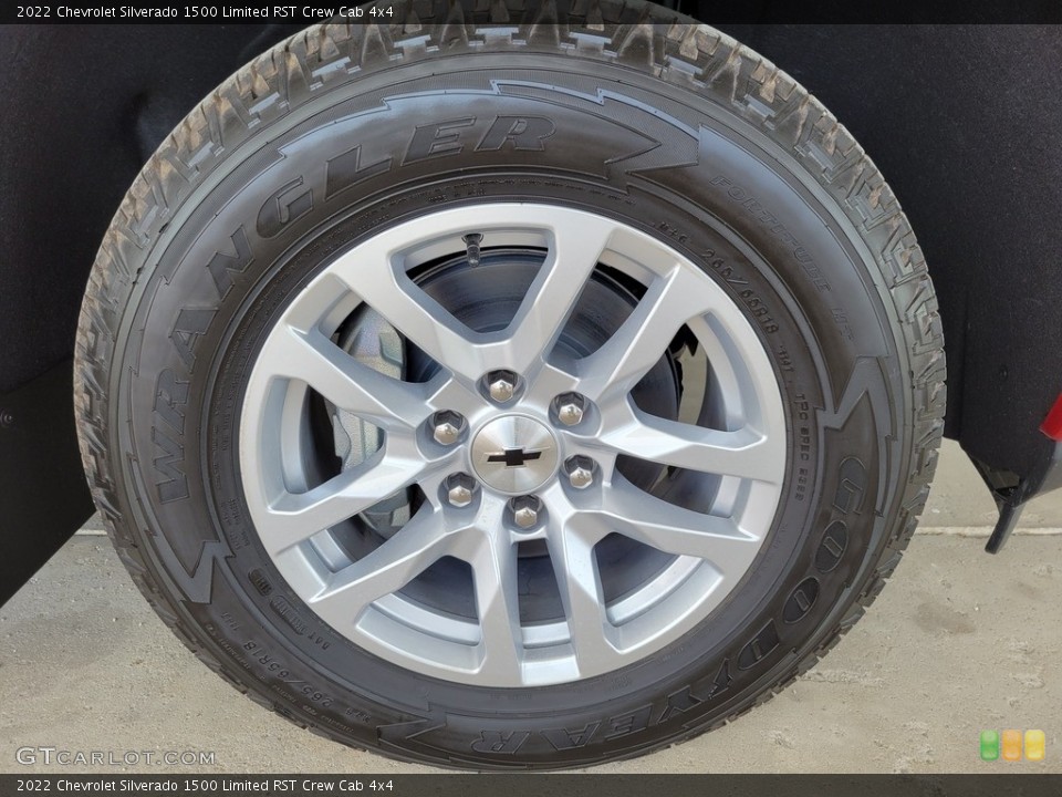 2022 Chevrolet Silverado 1500 Limited RST Crew Cab 4x4 Wheel and Tire Photo #144190746