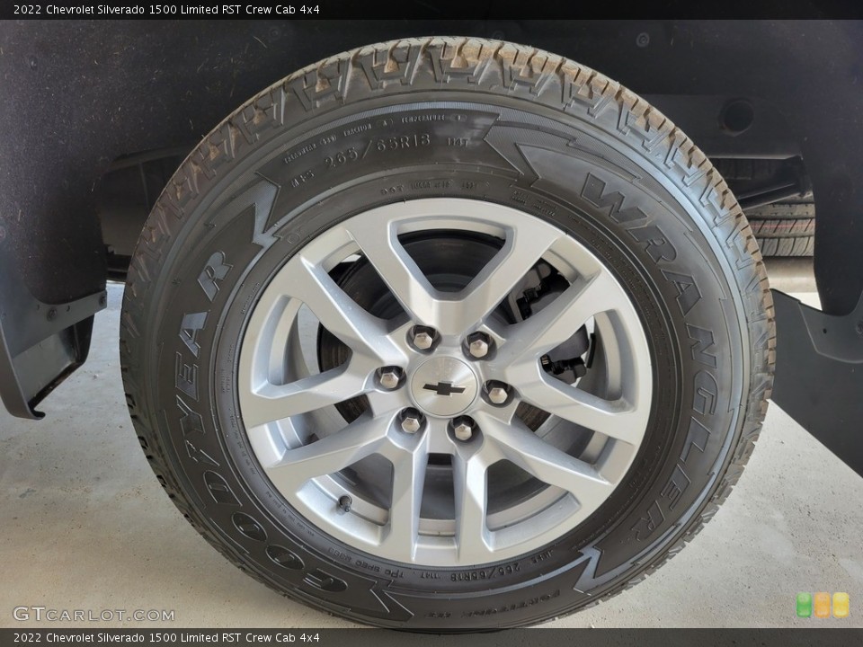 2022 Chevrolet Silverado 1500 Limited RST Crew Cab 4x4 Wheel and Tire Photo #144190797