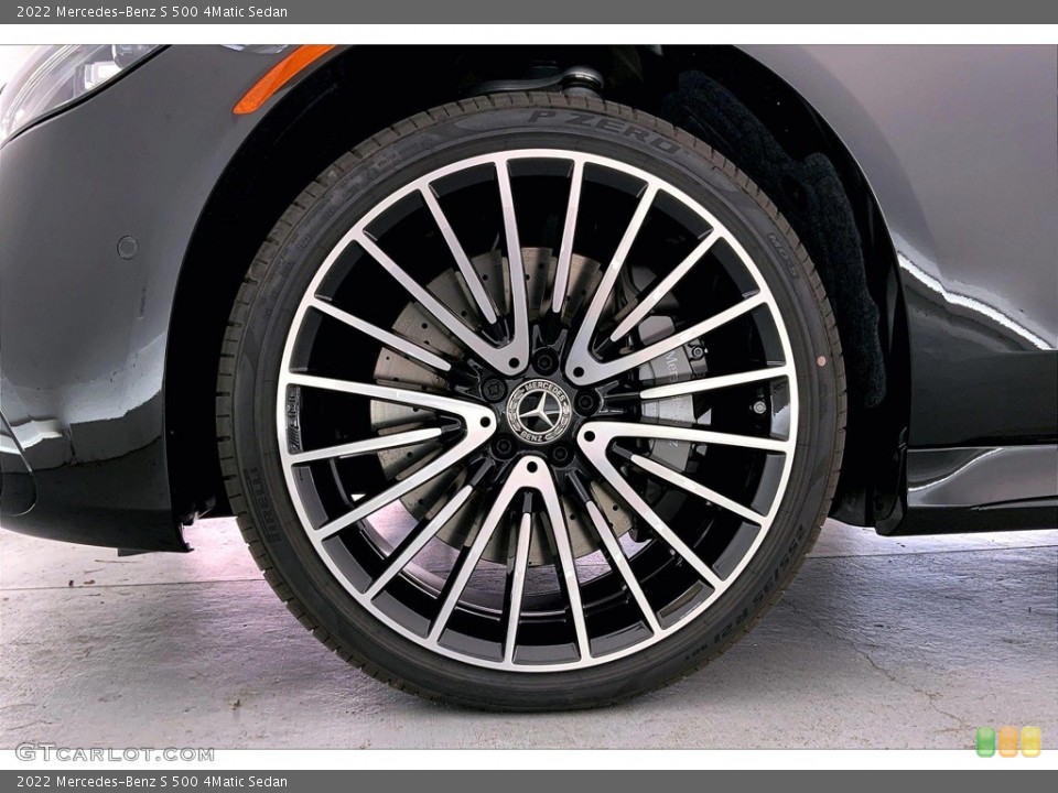 2022 Mercedes-Benz S 500 4Matic Sedan Wheel and Tire Photo #144191199