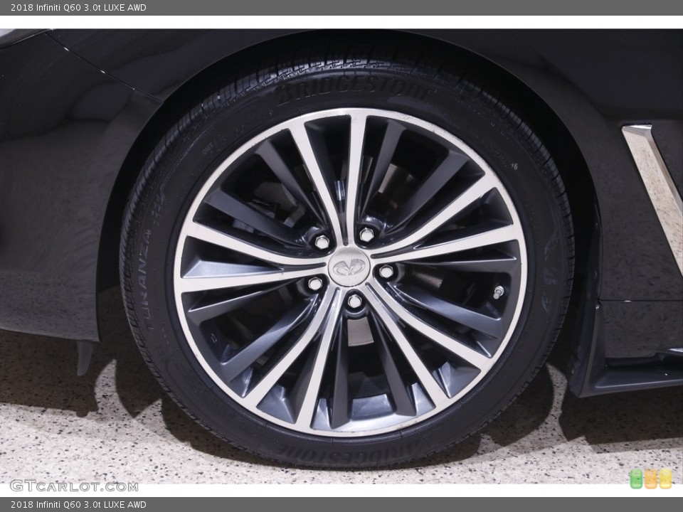 2018 Infiniti Q60 3.0t LUXE AWD Wheel and Tire Photo #144196473