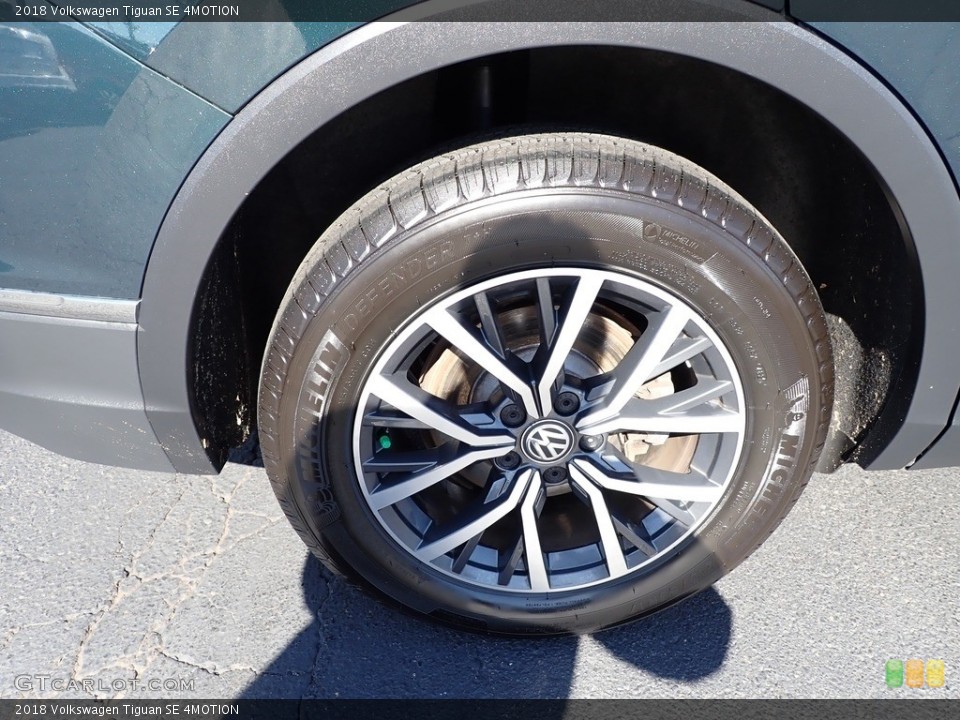 2018 Volkswagen Tiguan SE 4MOTION Wheel and Tire Photo #144196590