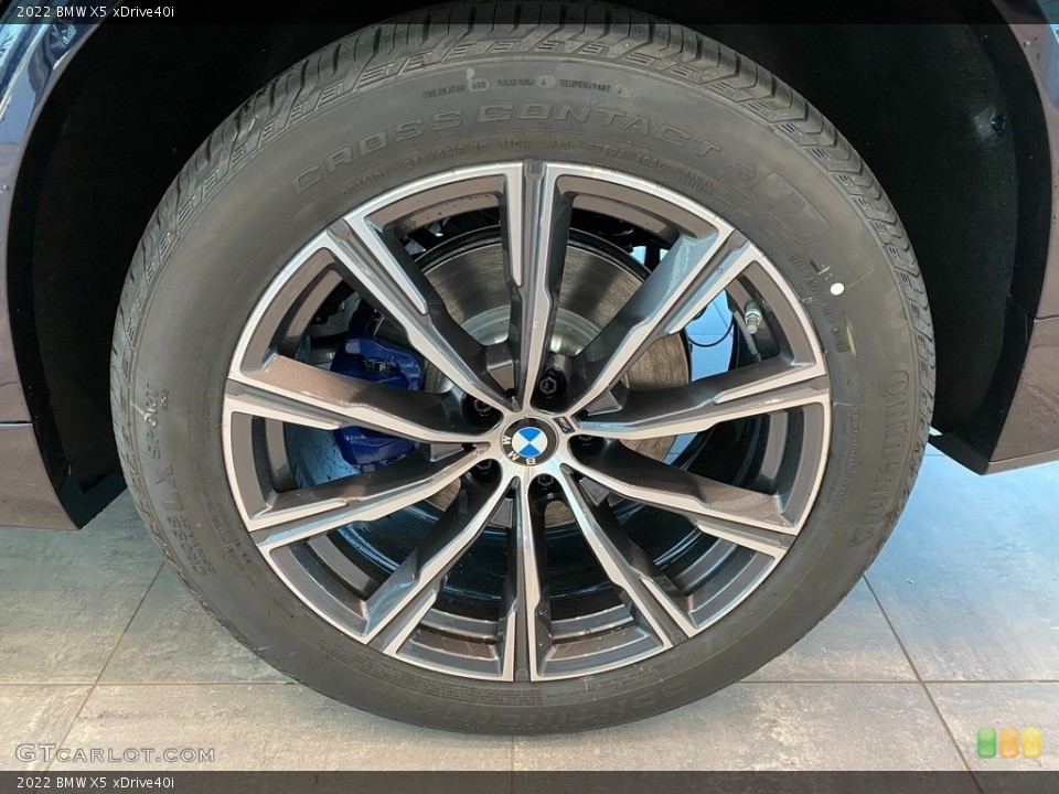 2022 BMW X5 xDrive40i Wheel and Tire Photo #144200568