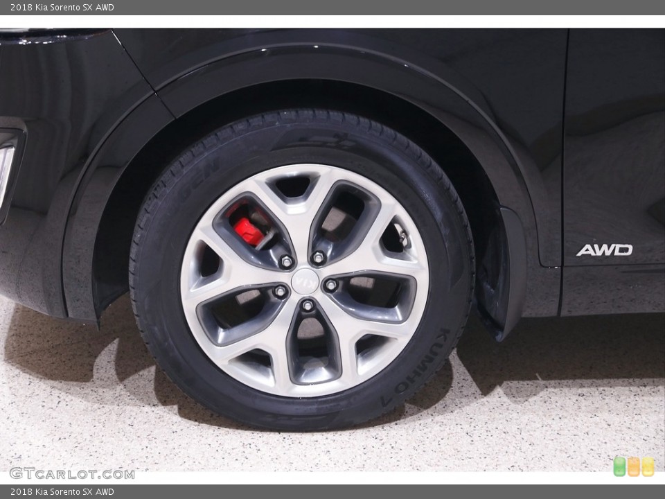 2018 Kia Sorento SX AWD Wheel and Tire Photo #144208050
