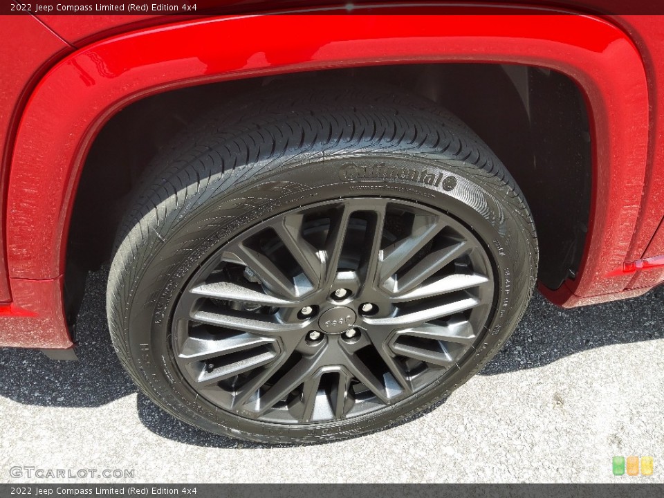 2022 Jeep Compass Limited (Red) Edition 4x4 Wheel and Tire Photo #144220074