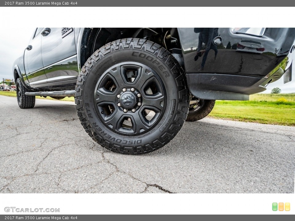 2017 Ram 3500 Laramie Mega Cab 4x4 Wheel and Tire Photo #144221049