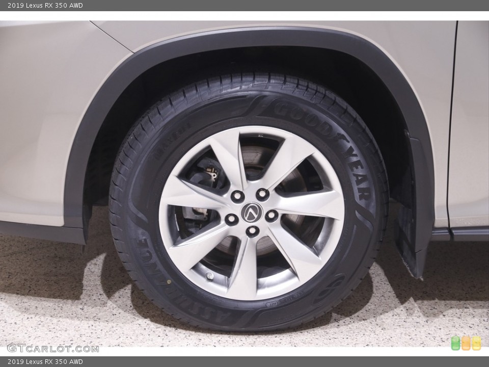 2019 Lexus RX 350 AWD Wheel and Tire Photo #144226536