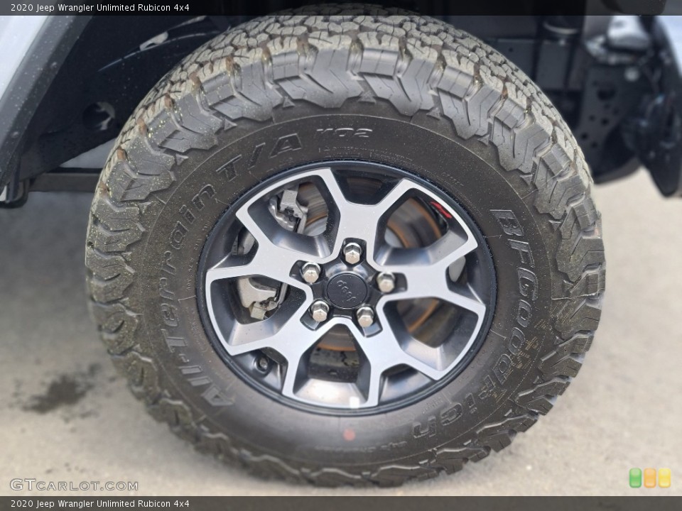 2020 Jeep Wrangler Unlimited Rubicon 4x4 Wheel and Tire Photo #144228411
