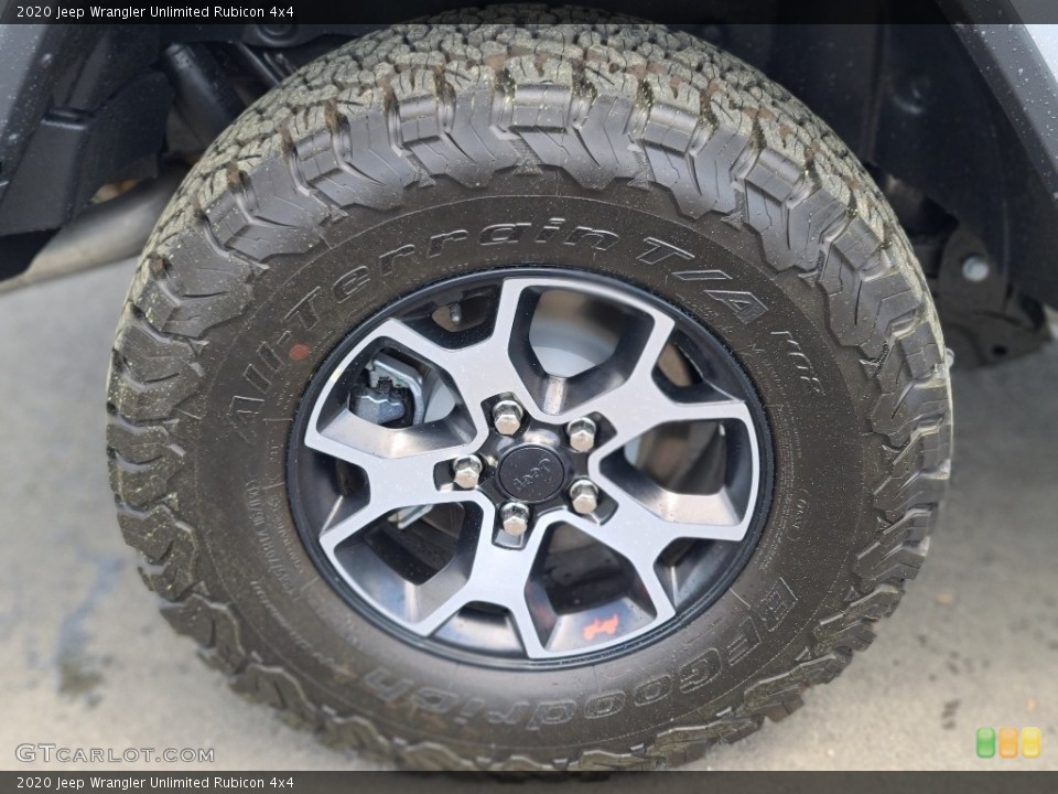 2020 Jeep Wrangler Unlimited Rubicon 4x4 Wheel and Tire Photo #144228483
