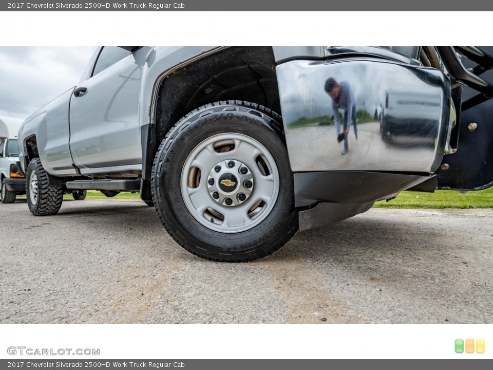2017 Chevrolet Silverado 2500HD Work Truck Regular Cab Wheel and Tire Photo #144230613