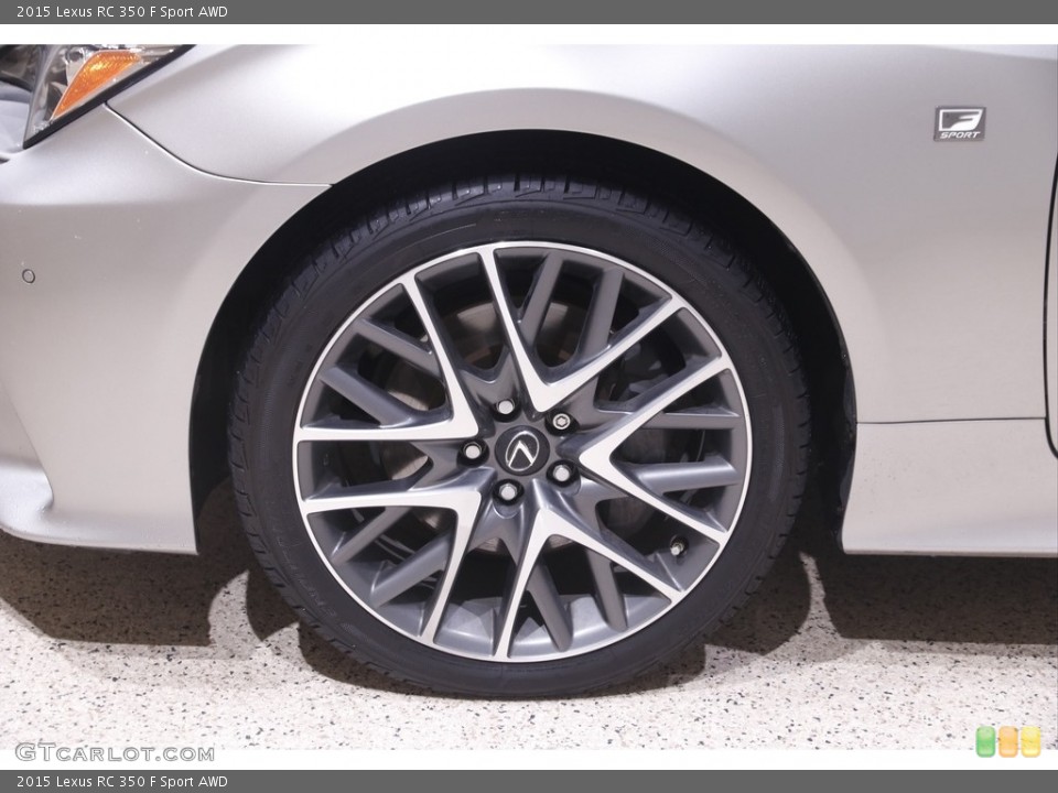 2015 Lexus RC 350 F Sport AWD Wheel and Tire Photo #144231627