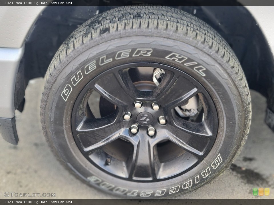 2021 Ram 1500 Big Horn Crew Cab 4x4 Wheel and Tire Photo #144235161