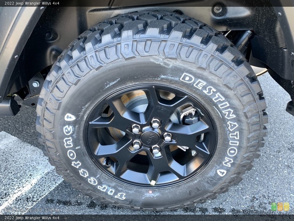 2022 Jeep Wrangler Willys 4x4 Wheel and Tire Photo #144243987