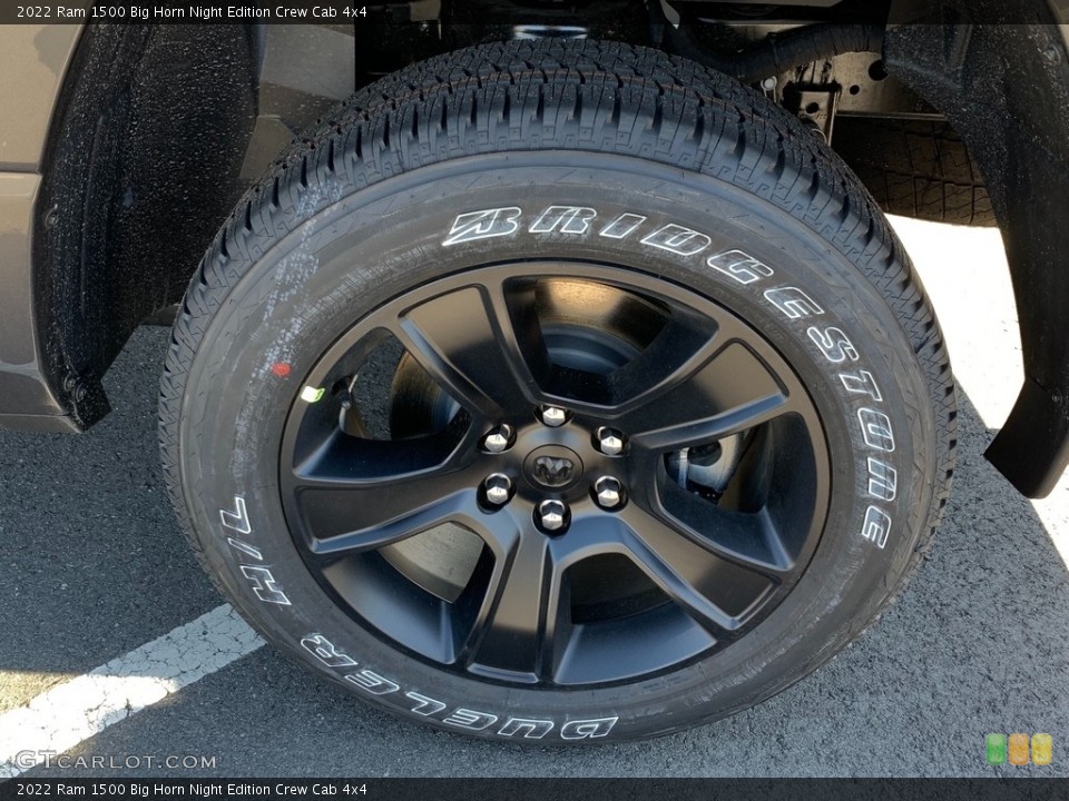 2022 Ram 1500 Big Horn Night Edition Crew Cab 4x4 Wheel and Tire Photo #144245568