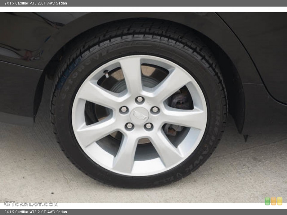 2016 Cadillac ATS 2.0T AWD Sedan Wheel and Tire Photo #144274833