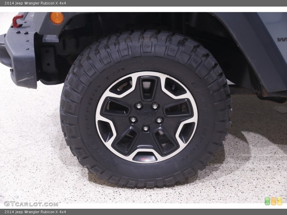 2014 Jeep Wrangler Rubicon X 4x4 Wheel and Tire Photo #144275422