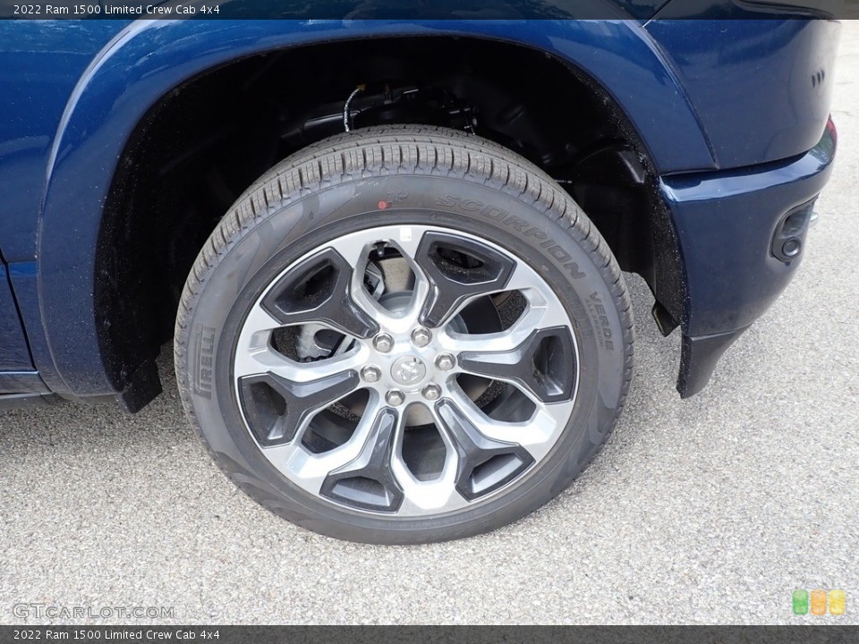 2022 Ram 1500 Limited Crew Cab 4x4 Wheel and Tire Photo #144281845