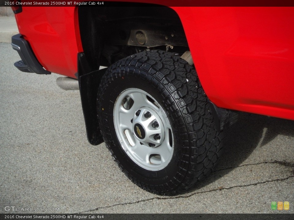 2016 Chevrolet Silverado 2500HD WT Regular Cab 4x4 Wheel and Tire Photo #144289582