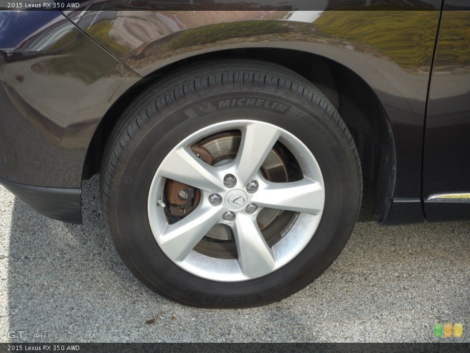 2015 Lexus RX 350 AWD Wheel and Tire Photo #144290359