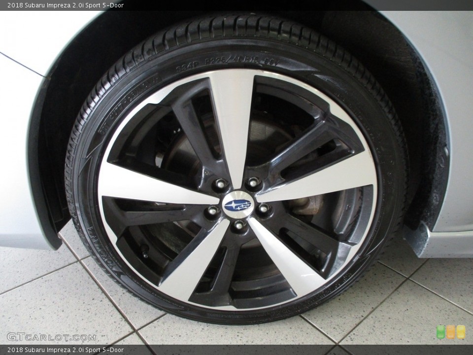 2018 Subaru Impreza 2.0i Sport 5-Door Wheel and Tire Photo #144295897