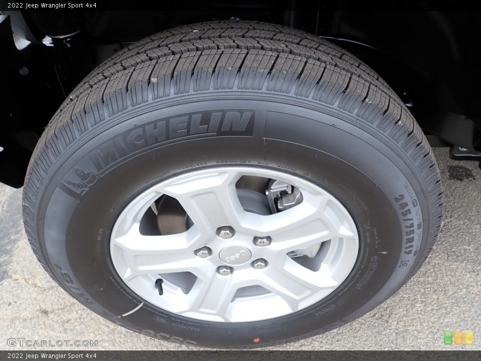 2022 Jeep Wrangler Sport 4x4 Wheel and Tire Photo #144307371