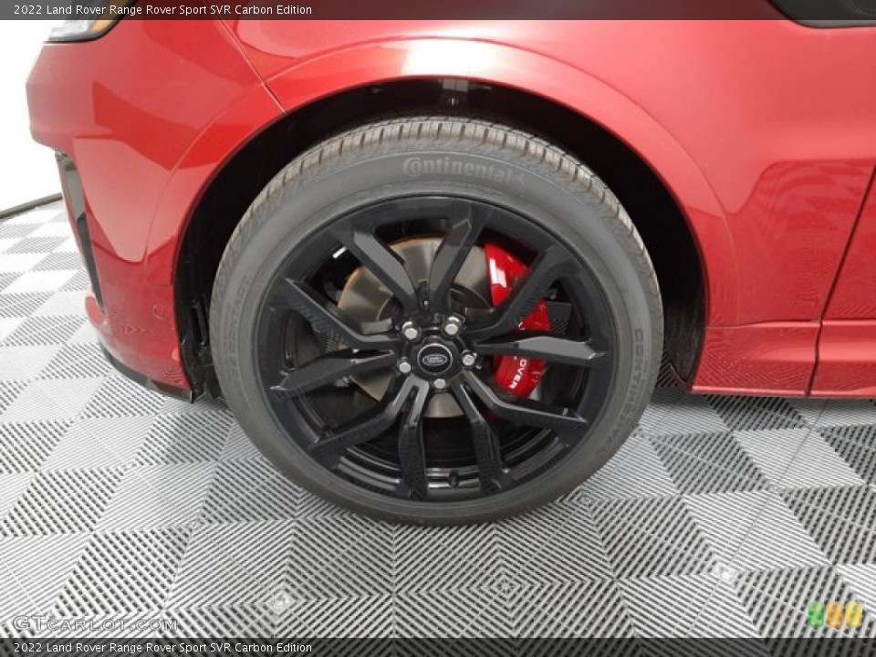 2022 Land Rover Range Rover Sport SVR Carbon Edition Wheel and Tire Photo #144309081